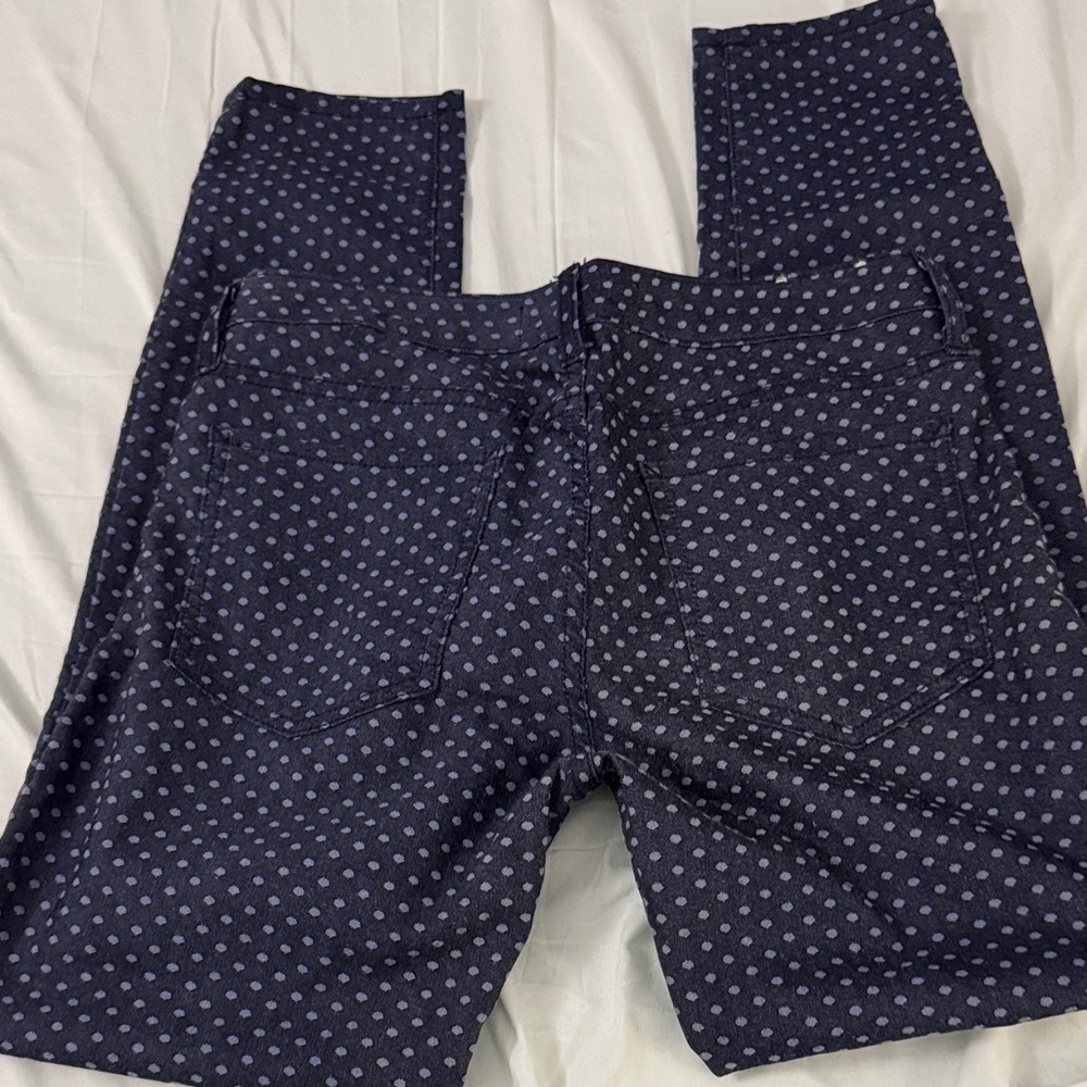 Dakota Collective Bridget Polka Dot ankle Jeans EUC